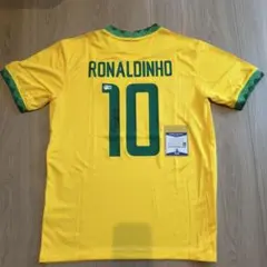 希少 Nike 正規品 ブラジル代表 04/06 ロナウジーニョ ユニフォーム