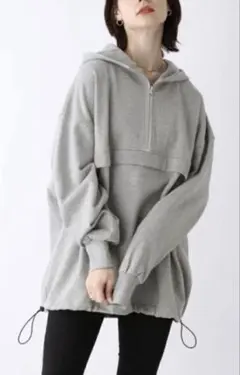美品！JEANASIS☆アノラックBIGフーディのサムネイル