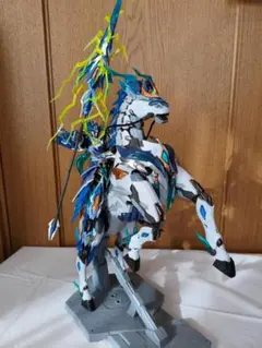 摩動核 天佑星 龍胆虎将 趙雲 玉蘭白龍駒付き MNP-XH05 素組み完成品