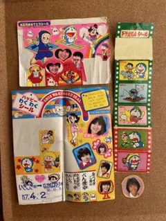昭和レトロ　アイドル　ドラえもん キャラクターシールセット
