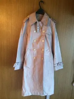 【UNITED ARROWS】ロングコート／豚革／ベージュ