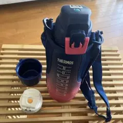 美品⭐️THERMOS サーモス 水筒 ネイビー 1L