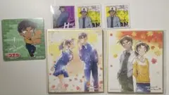 名探偵コナン　服部平次　遠山和葉　色紙　コースター　シール　６点セット