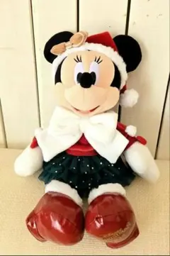 ディズニークリスマス　ミニー　ぬいぐるみ