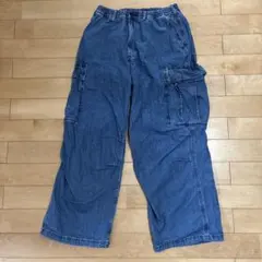 デニムカーゴパンツ デニム