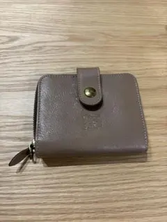 イルビゾンテ　レザー 二つ折り財布 ベージュ