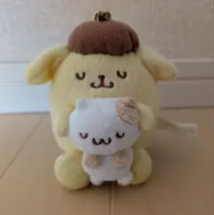 ポムポムプリン　マフィン　マスコットキーホルダー