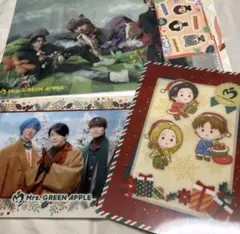 Mrs. GREEN APPLE一番くじ　クリアファイルビジュアルシート2枚