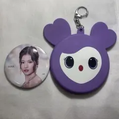 twice サナ　サブリー　缶バッジケース　缶バッジ付き