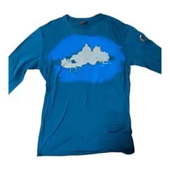 DIESEL 青 グラフィック長袖カットソー ロンT archive