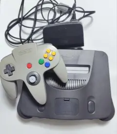 メモリー拡張パック装着済み Nintendo 64 本体 コントローラー