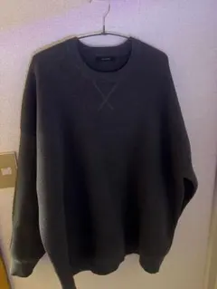 JEANASIS ダークグレー クルーネック長袖