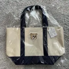 新品未使用 フェイラー オールドテディ ワッペントートバッグ ベージュ