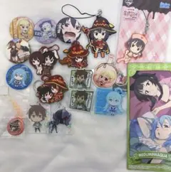 このすば グッズ 一番くじ ガチャガチャ まとめ売り 缶バッジ ラバスト など