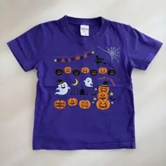 United Athle ハロウィン柄 Tシャツ パープル 120cmのサムネイル