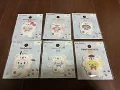 サンリオ　パイルワッペン　6枚セット　キティ　マイメロ　クロミ