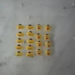 ポムポムプリン ネイルパーツ 18P