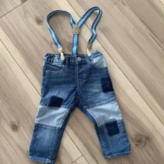H&M サスペンダー付きデニム