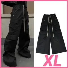 ワイド　カーゴパンツ　MijkoやRick好きな方　 韓国系　メンズ　XL