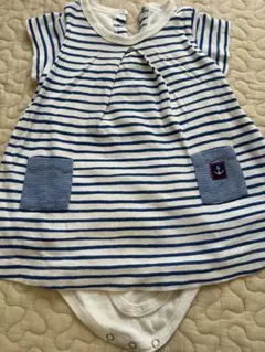 プチバトー　ワンピース　ロンパース　67cm