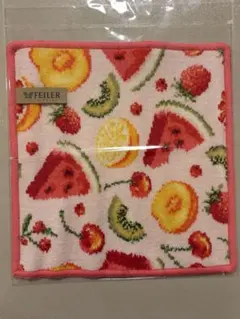 【新品未使用】フェイラー　ハンカチ　ハンドタオル　フルーツポプリ　チェリー