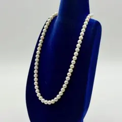 パールネックレス 約5.9-6.4mm 40cm SV 26.25g