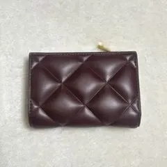 CHARLES & KEITH キルトカードホルダー ダークチョコレート