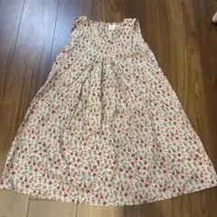 KICCOLY キッズ ノースリーブ ワンピース 花柄 140のサムネイル