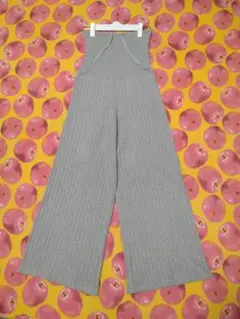 エンジェリーべ　産前産後パンツ　マタニティパンツ　ワイドパンツ　リブパンツ