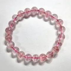 美品【10.4ミリ レッドファントムブレスレット】—美しい一品 - メルカリ