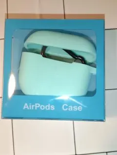 AirPods Pro ケース 充電ケース シリコン　ライトブルー