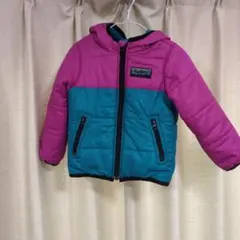 F.O.KIDS フード付きジャケット ピンク/ターコイズ 100サイズ