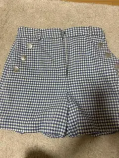 ZARA チェック柄 ショートパンツ