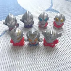 ウルトラマン　指人形　７点セット