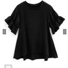 GRL フリルスリーブTシャツ pm498のサムネイル