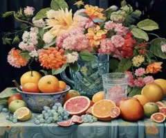 ダイヤモンドアートキット 花 フルーツ 果物【509】