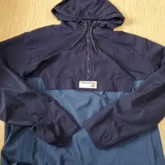 new balance ハーフジップ パーカー ネイビー XL