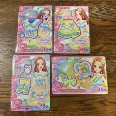 アイカツ！アンコール　クリアネスイエローコーデ4枚セット(音城ノエル)