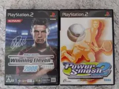 プレステ2　ソフト　ウイニングイレブン2008　パワースマッシュ2　セット