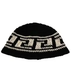 クラッシャーハット クロシェハット ビーニー バケットハット ハンドメイド
