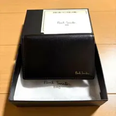 Paul Smith 名刺入れ　シティエンボス　新品未使用品　完売品　ブラック
