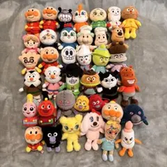 アンパンマン プリちぃビーンズぬいぐるみ 37体セット✨️ 「ほぼ」コンプリート！