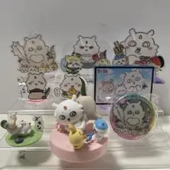 ちいかわ　あのこ　まとめ売り　アクスタ　缶バッジ　フィギュア　8点