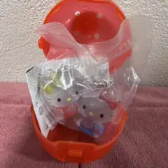 ハローキティ ハローミミィのキーホルダー　なかよしドロップチャーム