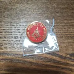 東京ディズニーランド　着工記念　記念バッジ Tokyo Disneyland/東京ディズニーランド・17th Anniversary