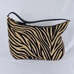 美品 ケイトスペード ハンドバッグ ゼブラ アニマル柄