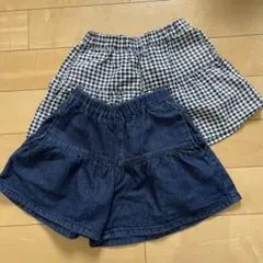 gu キュロット2枚セット　120cm