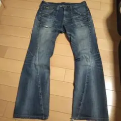 Lee y2k 平成 フレアデニム ブーツカット Mサイズ 十字リベット