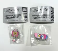 アイカツプリパラ　ピンズコレクション　らぁらマイク　あかりリボン