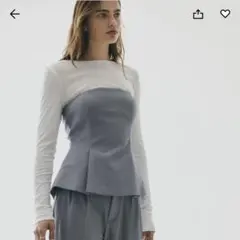 完売❤️新品タグ付 H&M フレアビスチェトップス